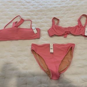 J. Crew Bathing - Two Tops and High-waisted Bottoms